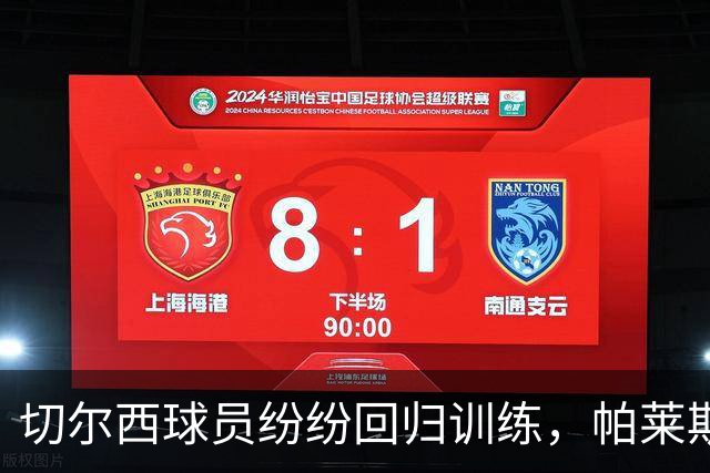 切尔西球员纷纷回归训练，帕莱斯特拉重返赛场